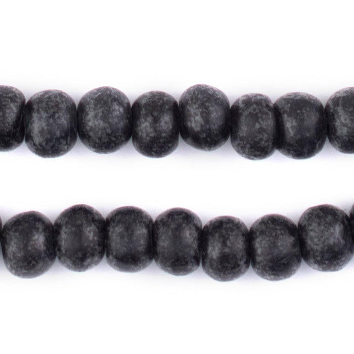 Rustic Black Bone Mala Beads (10mm) - The Bead Chest