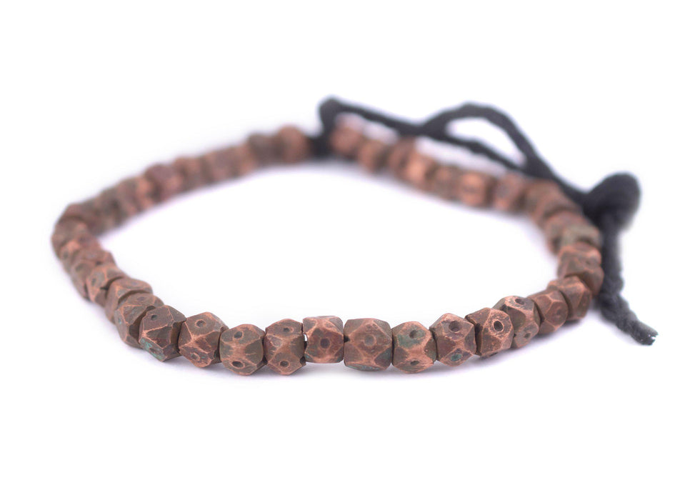 Hammered Berber Copper Beads (6x9mm) - The Bead Chest