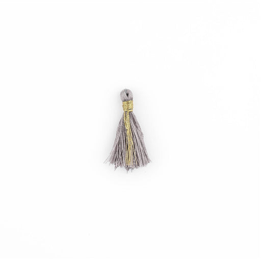 Silver Color 3cm Silk Tassels (5 Pack) - The Bead Chest