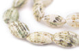 Light Green Picasso Shell Beads (20x10mm) - The Bead Chest