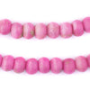 Neon Pink Bone Mala Beads (10mm)