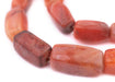 Rectangular Carnelian Beads (Medium Size, Long Strand) - The Bead Chest