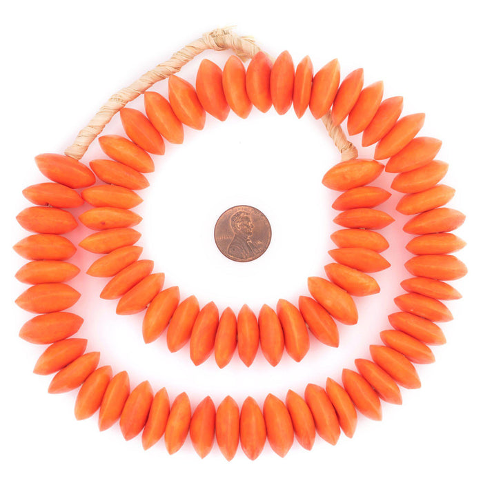 Kenya Coral Bone Beads (Saucer) - The Bead Chest