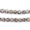 Polished Round Dalmatian Jasper Beads (8mm)
