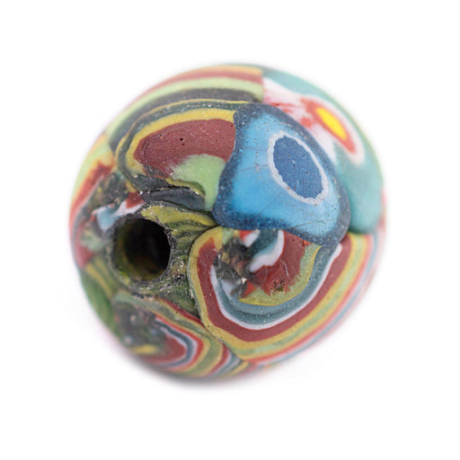 Rainbow Mosaic Jatim Java Bead (Single Bead, 20mm)