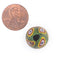 Green Mosaic Jatim Java Bead (Single Bead, 16mm) - The Bead Chest