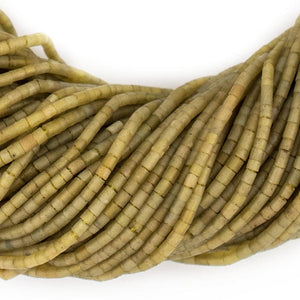 Light Green Jade Heishi Beads (2mm)