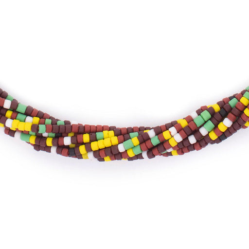African Medley Afghani Tribal Seed Beads (10 Strands) - The Bead Chest