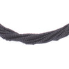 Black Afghan Tribal Seed Beads (10 Strands)