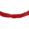 Deep Red Afghan Tribal Seed Beads (10 Strands)