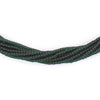 Dark Green Afghan Tribal Seed Beads (10 Strands)