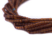 Brown Afghani Tribal Seed Beads (10 Strands) - The Bead Chest
