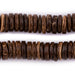 Chocolate Disk Coconut Shell Beads (15mm) - The Bead Chest