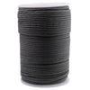 2.0mm Dark Grey Waxed Cotton Cord (300ft)