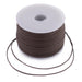0.5mm Coffee Brown Waxed Cotton Cord (300ft) - The Bead Chest