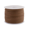 0.5mm Tan Brown Waxed Cotton Cord (300ft)