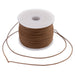 0.5mm Tan Brown Waxed Cotton Cord (300ft) - The Bead Chest