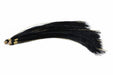 Black 18cm Silk Tassels (3 Pack) - The Bead Chest