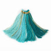 Shades of Aqua: 9cm Silk Tassels (5 Pack)