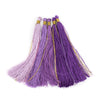Shades of Purple: 9cm Silk Tassels (5 Pack)