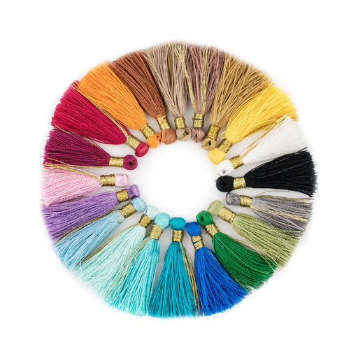 Silk Tassel 3cm Variety Pack (20 Pieces) - The Bead Chest