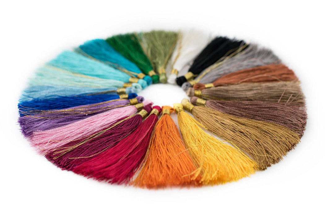 Silk Tassel 6cm Variety Pack (20 Pieces) - The Bead Chest