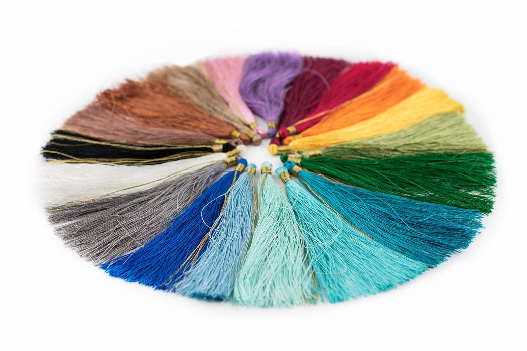 Silk Tassel 9cm Variety Pack (20 Pieces) - The Bead Chest