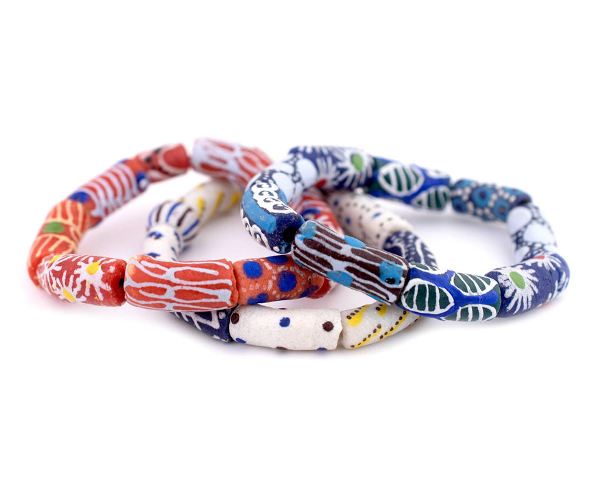 Obogu African Bracelet Stack - The Bead Chest