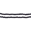 Black Java Glass Seed Beads (2.5mm, 48