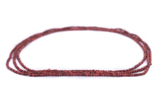 Vintage-Style Red Java Glass Seed Beads (2.5mm, 48" Strand) — The Bead ...