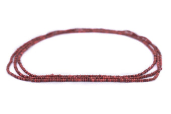 Vintage-Style Red Java Glass Seed Beads (2.5mm, 48" Strand) — The Bead ...