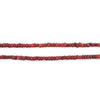 Vintage-Style Red Java Glass Seed Beads (2.5mm, 48