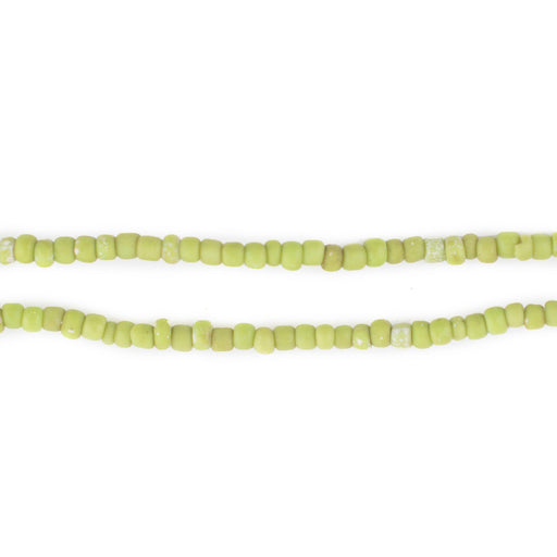 Lime Green Java Glass Seed Beads (2.5mm, 48" Strand)
