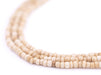 Cream Java Glass Seed Beads (2.5mm, 48" Strand) - The Bead Chest