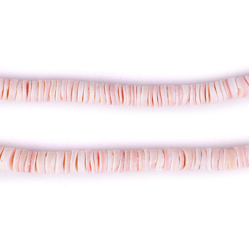 Natural Pink Shell Heishi Beads (5mm)