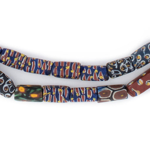 Rare Rectangular Fancy Venetian Trade Beads - The Bead Chest