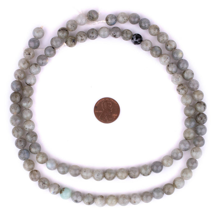 Light Round Labradorite Beads (8mm) - The Bead Chest