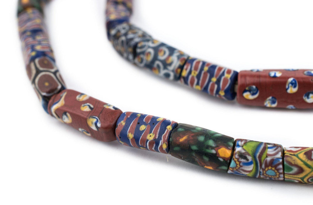 Rare Rectangular Fancy Venetian Trade Beads - The Bead Chest