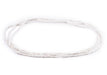 White Java Glass Seed Beads (2.5mm, 48" Strand) - The Bead Chest