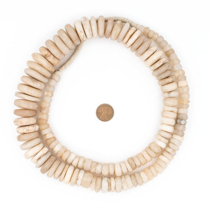 Ancient Quartz & Rock Crystal Round Stone Beads - The Bead Chest