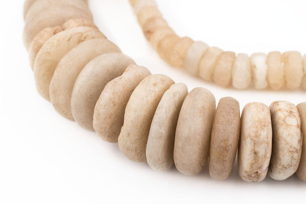 Ancient Quartz & Rock Crystal Round Stone Beads - The Bead Chest