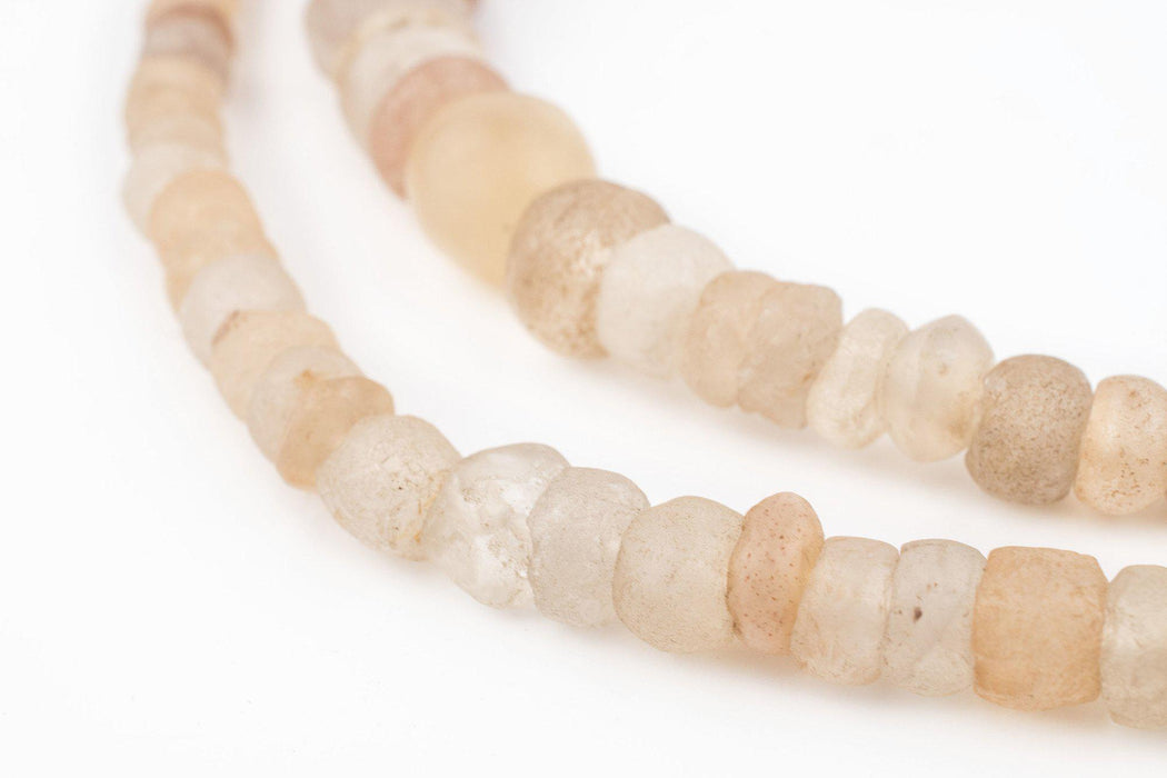 Ancient Quartz & Rock Crystal Stone Disk Beads - The Bead Chest