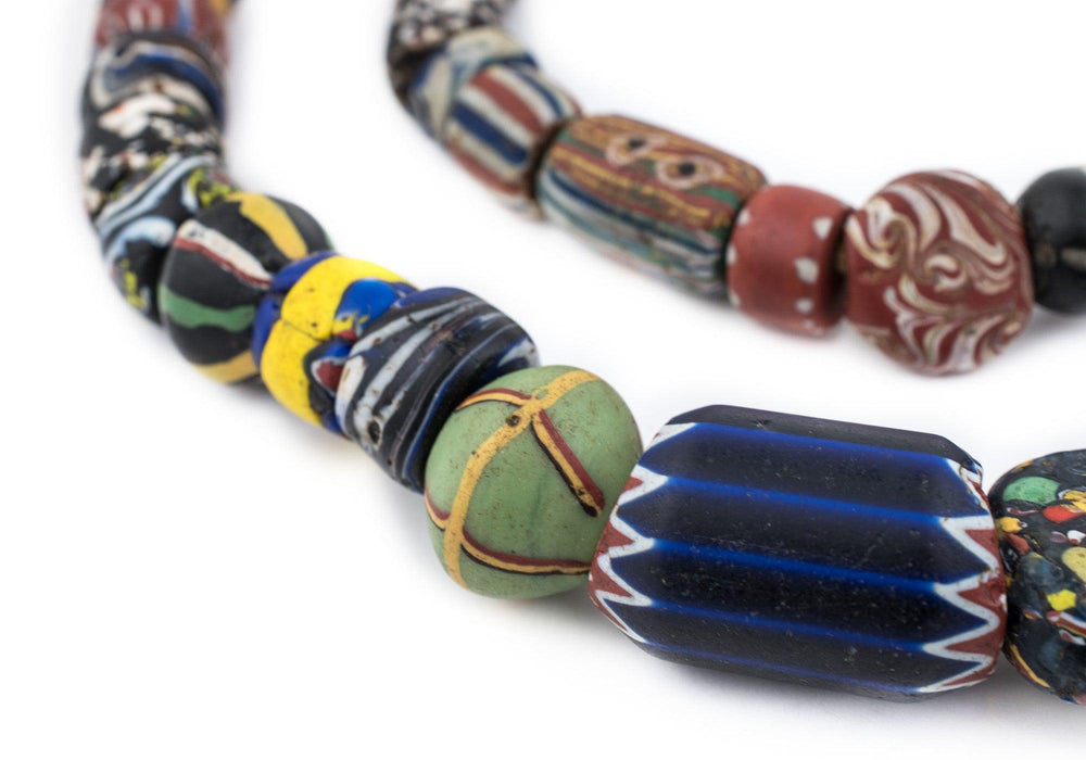 Jumbo Mixed Antique Venetian Trade Beads - SIZE IS NOT CORRECT - AWAITING REVIEW - The Bead Chest