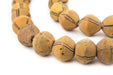 Antique Yellow Venetian King Eye Beads - The Bead Chest