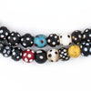 Antique Multicolor Venetian Skunk Beads #2316