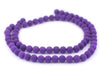 Round Purple Ball Beads (10mm) - The Bead Chest