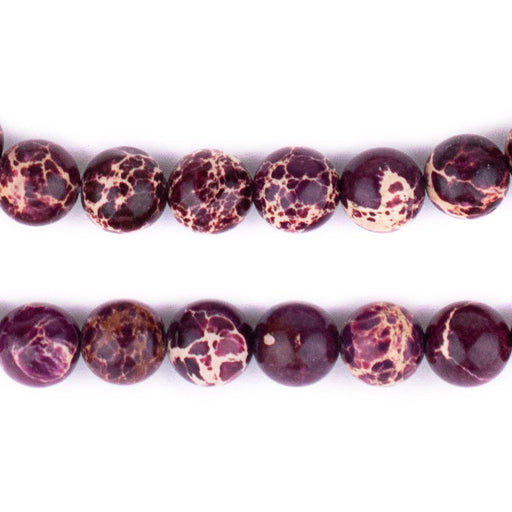Purple Sea Sediment Jasper Beads (10mm) - The Bead Chest