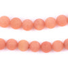 Matte Round Orange Aventurine Beads (10mm)