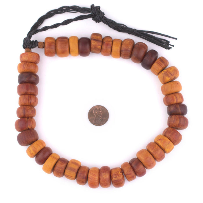 Moroccan Zagora Amber Resin Beads (Petite) - The Bead Chest