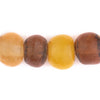 Moroccan Translucent Amber Resin Beads (Petite)